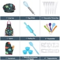 thumbnail image 5 of Gleamkid Complete Kids Cooking and Baking Set, 27 Pcs Aprons for Boys, Chef Hat, Mitt & Utensil to Dress up Chef Costume Career Role Play for 3-7 Years Boys, 5 of 8