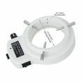 AmScope LED-144W-ZK White Adjustable 144 LED Ring Light Illuminator for ...