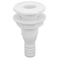 thumbnail image 1 of Accesorio pasante para casco - Conector de manguera ABS recto de 5/8 pulgadas para barcos y marinos (blanco), 1 of 10