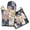 Pioneer Flower, variant on Pioneer Flower Kitchen Oven Mitt and Pot Holder Sets 2 Pcs for Baking, Cooking and Grilling, Heat Resistant Up To 392 °F