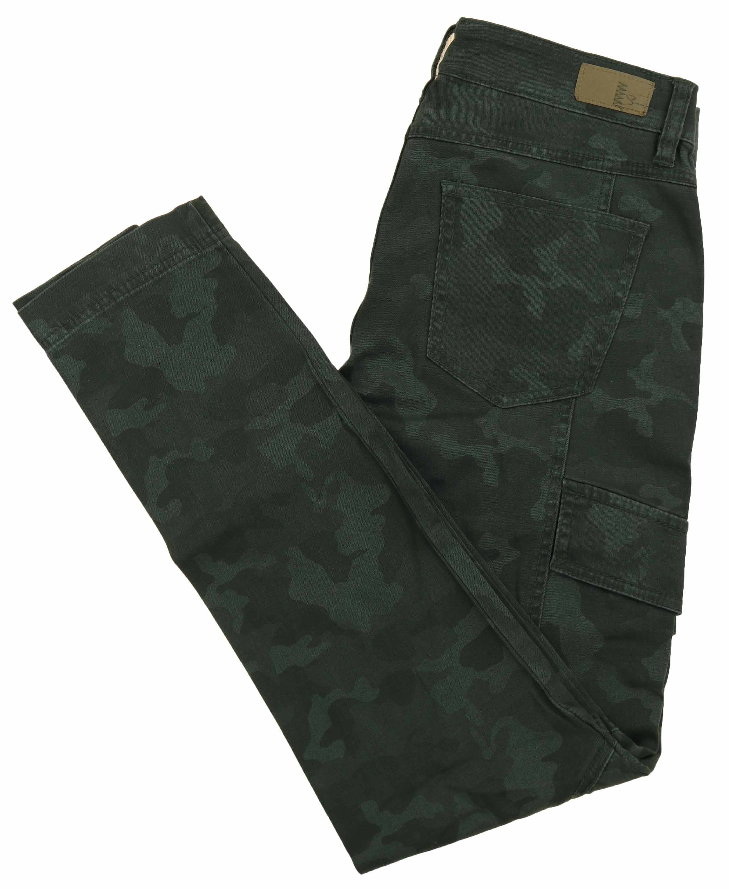 Skinny Stretch Cargo Pants (Army Camo 