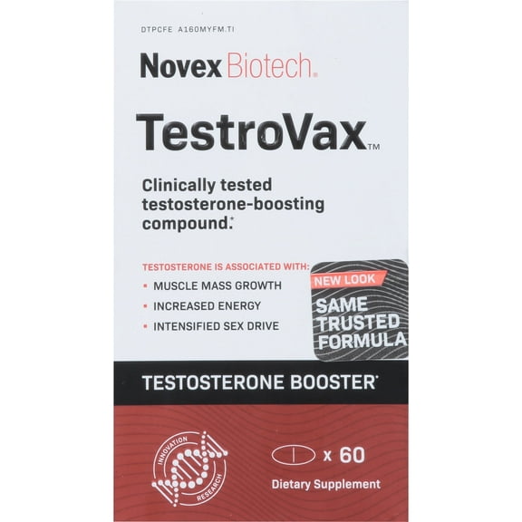 Novex Biotech Testrovax Testosterone Booster 60 Tablets