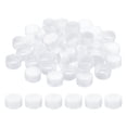 thumbnail image 1 of Uxcell Tapas de Botellas de Plástico de 1.2 pulgadas para Manualidades, 50Pcs Tapas de Tornillo, Blancas, 1 of 5