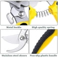 thumbnail image 3 of 3 Piece Secateurs Set Pruning Shears Bypass Shears Vine Shears Rose Shears Plant, 3 of 5
