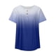 thumbnail image 4 of ICHUANYI Clearance Women's Shirt Tees Short Sleeve V-Neck T Shirt Tie-dye T-shirt Tops Blouse Gift For Women(Blue, XXL) ICHUANYI WER2023080702542, 4 of 5