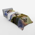 thumbnail image 3 of Ambesonne East Bedding Set 4 Pcs, Medieval Building House, Queen, Multicolor, 3 of 3