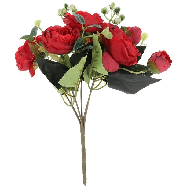 Flores artificiales Simulación Ramas Flores Ramo Boda Flores artificiales