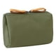 thumbnail image 1 of Bolsa de maquillaje pequeña Yinane doble cremallera verde, 1 of 8