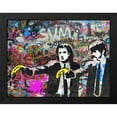 thumbnail image 2 of Stephen Chambers 24x19 Black Modern Wood Framed Wall Art Titled - Pulp Fiction, 2 of 6