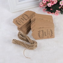 OUNONA 101 Pcs You Thank Labels Tags Paper Hang Baking Food Classic