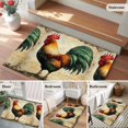 thumbnail image 5 of Farmhouse Rooster 2x3 Area Rugs for Living Room, Vintage Rustic Country Chicken Non Slip Floor Mat Washable Low-Profile Indoor Carpet for Bedroom, Dining Room, Bathroom, 5 of 9