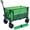 Green, variant on NIGSQJB Heavy-Duty Folding Wagon Cart with 7" All-Terrain Wheels & Brakes, Picnic Mat, Drink Holders & Side Pocket, 480lbs Capacity Utility Garden Cart Beach Cart for Camping,Shopping, Sports, Green