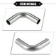 thumbnail image 5 of 2 Unidad Curva Codo Tubería Tubo, 0,98" DE 4" 90° DIY Escape  Tubo para Coche, 5 of 7