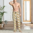 thumbnail image 2 of Honiee Pizza Slices for men - a sleek fusion of Straight Pajama Pants, versatile Lounge Pants, and cozy Sleepwear, all rolled into one-Large, 2 of 6
