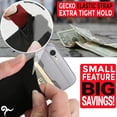 thumbnail image 3 of Phone Wallet - Adhesive Card Holder - Cell Phone Pouch - Stick on Lycra Pocket by Gecko - Carry Credit Cards and Cash - RFID Protection Sleeve - Thailand King, 3 of 9