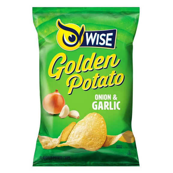 Wise Foods Onion & Garlic Flavored Potato Chips, 3-Pack  7.5 oz. Bags