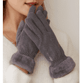 thumbnail image 3 of Guantes de invierno para mujer, para ciclismo, esquí, equitación, resistentes al viento, con pantalla táctil fría, guantes gruesos y cálidos, 3 of 6