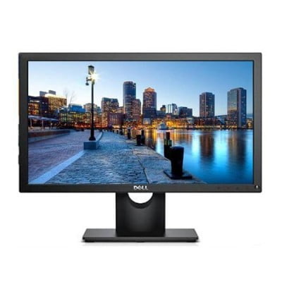 Photo 1 of MISSING POWER CABLE, SCUFFS ON LCD, Dell E1916HV 18.5" WXGA LED LCD Monitor - 1366 x 768 WXGA Display @ 60Hz - Twisted Nematic LCD Panel - 5 ms response time - LED Backlight technology