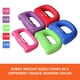 thumbnail image 3 of Gymenist Juego De 2 Mancuernas De Neopreno Con Forma De Mano Para Ejercicio, Correr, Caminar, Cardio, Par (3 Libras, Verde), 3 of 5