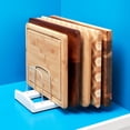 thumbnail image 5 of Adjustable Bakeware Rack for Kitchen Storage, White, 5 of 6