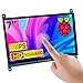 thumbnail image 2 of Hosyond 7 Inch IPS LCD Touch Screen Display Panel 1024Ã—600 Capacitive Screen HDMI Monitor for Raspberry Pi5/Pi4/Pi3/ZERO W, BB Black, Windows 10 8 7, 2 of 4
