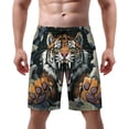 thumbnail image 1 of NICKSUN Men's Swim Trunks, Cute Print Quick Dry Summer Board Beach Shorts with Mesh Lining and Pockets, 1 of 6
