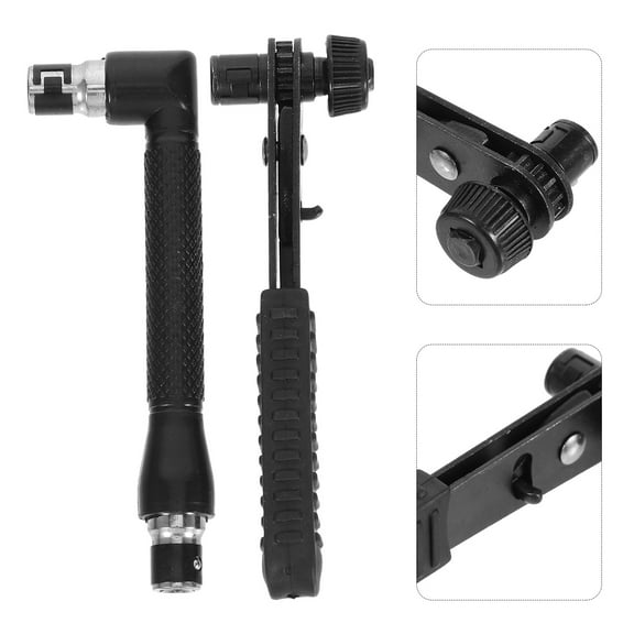 Masteelf Portable Mini Ratchet Wrench Kit Ratcheting Wrench And L-Handle Socket Wrench Set For Household Automotive And Mechanical Use