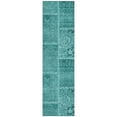 thumbnail image 2 of Addison Rugs Chantille Indoor/Outdoor Transitional Patchwork Turquoise Washable Runner Rug, 2'3" x 7'6", 2 of 6