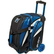 HetayC Cruiser Double Bowling Bag - With Deluxe 4.5" Smooth Kruze urethane wheels for an ultra smooth quiet ride