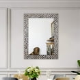 thumbnail image 6 of Chloe Lighting  32 in. Reflection Vertical & Horizontal Hanging Seashell Rectangle Framed Wall Mirror, 6 of 9