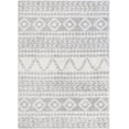 thumbnail image 2 of Well Woven Madison Shag Moroccan Tribal Area Rug, Gray, 2 of 7