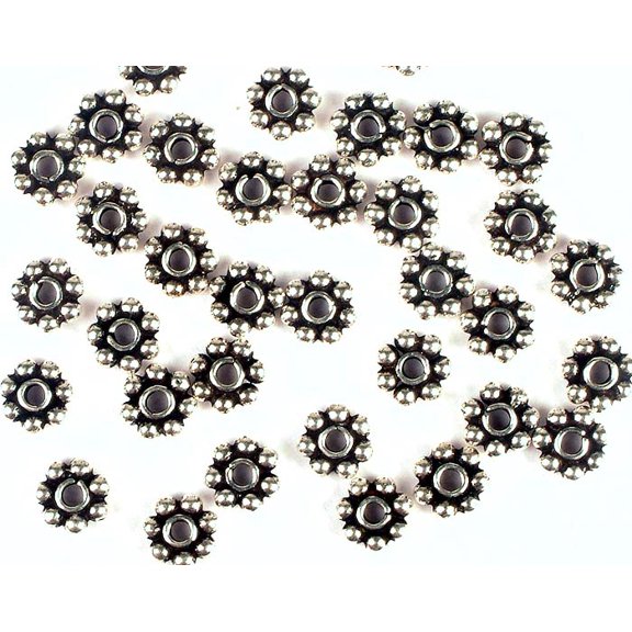 Sterling Five mm Spacer<br>(Price Per Ten Pieces)