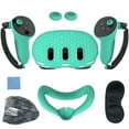 thumbnail image 1 of CNKOO Ensemble d'Accessoires 7 Pcs Housse de Protection en Silicone pour Meta Quest 3 (Vert), 1 of 10