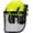 Lime Green, variant on EcoPro Forestry Kit - ANSI Z89.1 Type I Class C Vented - Forestry Helmet Kit with Faceshield & Earmuffs - 3 in 1 Ideal for Arborists - Carbon Fiber