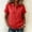 (New31)Red, variant on Thousandth Cotton Linen Shirts for women Casual Summer Tops Short Sleeve Crew Neck T-Shirts Loose Fit Tunic Tops Comfy Work Plain Blouse Tees