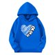 thumbnail image 3 of Sudaderas con capucha para niños y niñas, sudaderas casuales de manga larga, lindas sudaderas de gran tamaño con bolsillo de polar, chaquetas para niñas, 3 of 4