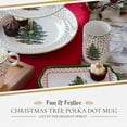 thumbnail image 2 of Spode Christmas Tree Polka Dot Mug, 16-Ounce Ceramic Cup with Handle - Festive Holiday Design for Hot Coffee, Tea, or Cocoa - Microwave, Dishwasher, Freezer Safe - Christmas Collection Mug, 2 of 7