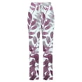 thumbnail image 3 of Mefallenssiah Mode Femmes Pantalon Décontracté Imprimé Floral Élastique Ample Jambe Large Droite, 3 of 4