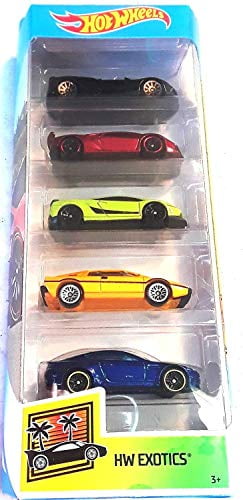 hot wheels exotics 5 pack 2019