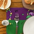 thumbnail image 6 of Sm:)e Irises Mask Carnival Mardi Gras Placemats Set of 4, 12x18 Inch Seasonal Carnival Holiday Table Mats for Party, Kitchen & Dining Decoration, 6 of 7