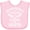 AD-Pink, variant on Inktastic Handpicked for Earth by My Cousin in Heaven with Angel Wings Boys or Girls Baby Bib