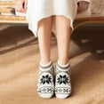 thumbnail image 4 of Ociviesr Womens Non Slipper Socks Winter Warm Soft Cozy Fuzzy Lined Home Socks Christmas Sock Pack Women plus Size Socks for Women, 4 of 4