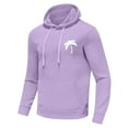thumbnail image 4 of GrmtClth Mens Hoodies Loose Fit Drawstring Hooded Sweatshirt Soft Long Sleeve Pullover Tops 2025 Fall Oversized Outerwear with Kangaroo Pockets Purple Pink M, 4 of 4