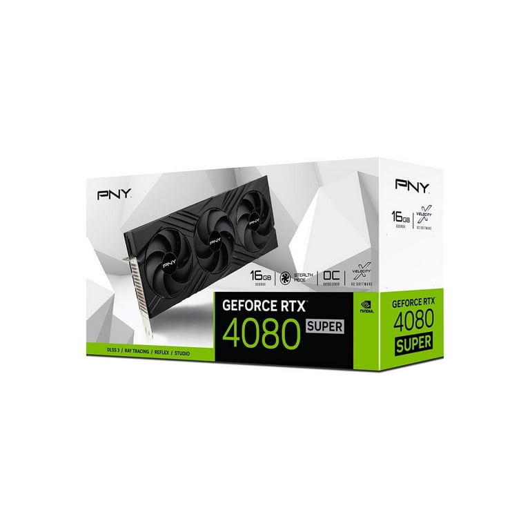 PNY GeForce RTX 4080 Super 16GB Verto Overclocked Triple Fan