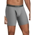 thumbnail image 2 of Fruit Of The Loom Mens Coolzone Boxer Brief 5 Pack, L, Black/Grey, 2 of 4