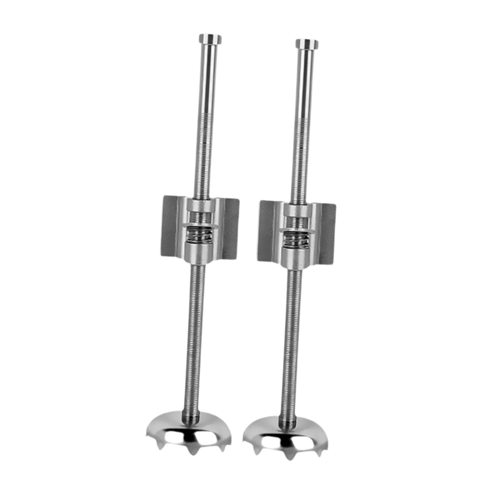 Wswqop 2 Pieces Fish Tackle Tank Bracket Fishing Box Extendable Feet Sturdy Fishing Box Gray