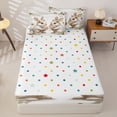 thumbnail image 4 of Homewish Cute Bunny Animal Kids Zipper Full Size Comforter Sets with Fitted Sheet and 2 Pillowcases,Cute Blossom Flowers Pink Floral Zipper Bedding Set For Girls,Happy Easter Theme,Reversible,4-Piece, 4 of 7