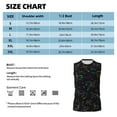 thumbnail image 5 of Lsque Dinosaur Print Men's Cotton Blend Sleeveless Muscle Shirts (S-3XL)- Moisture Wicking, Odor Protection, UPF 30+,X-Large, 5 of 8