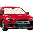 thumbnail image 2 of Kdxio Floral Print Front Windshield Sun Shade,Folding Auto Sunshade for Car Truck SUV-, 2 of 7