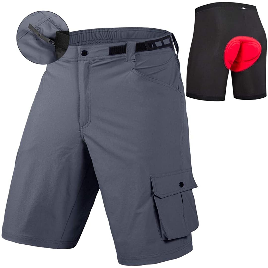 Men's 3D Padded Mountain Bike Shorts Lightweight MTB Cycling Baggy Underwear Men's 3D Padded Mountain Bike Shorts Lightweight MTB Cycling Baggy Underwear